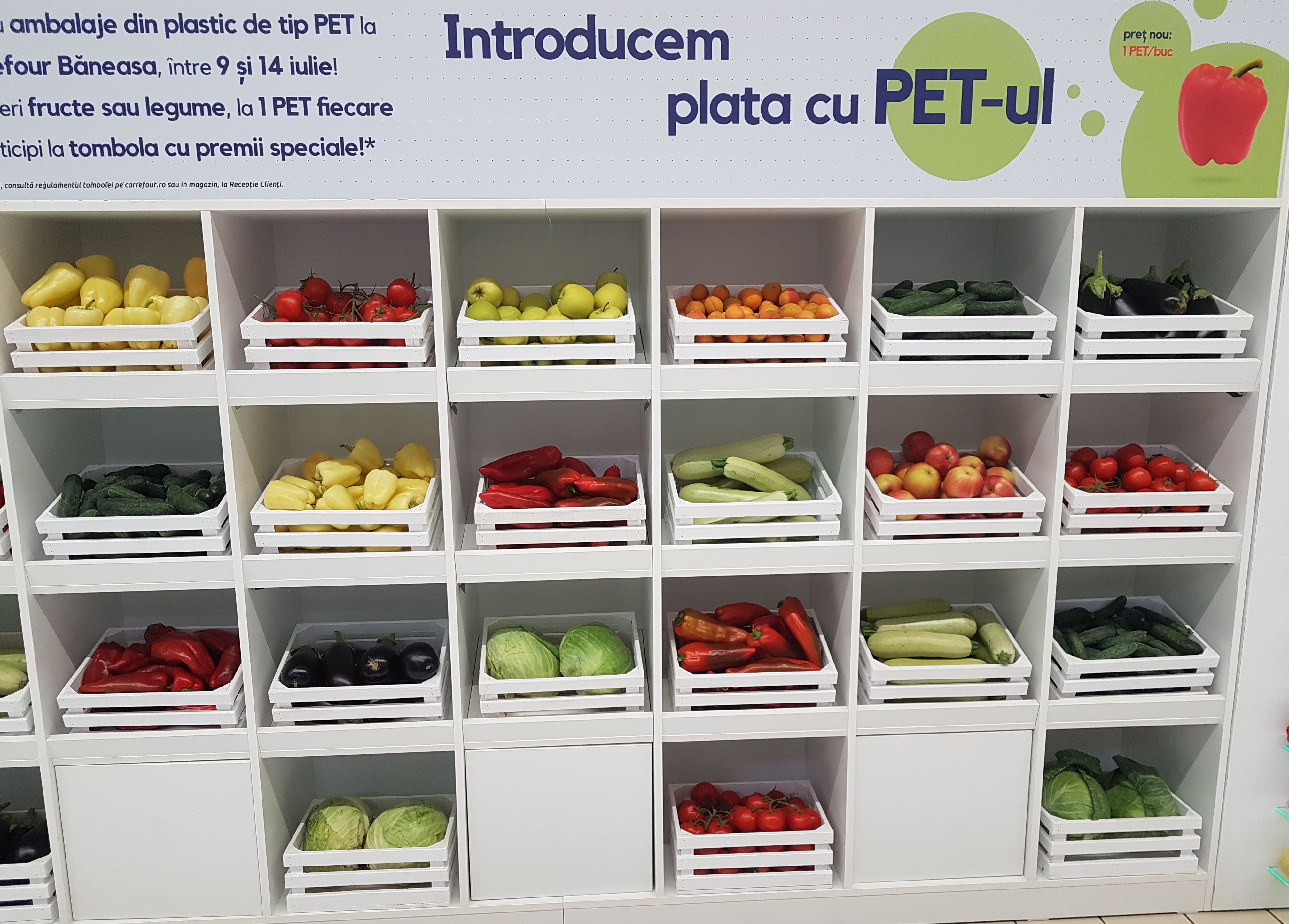 Unde poti cumpara fructe si legume cu PET-uri in loc de bani
