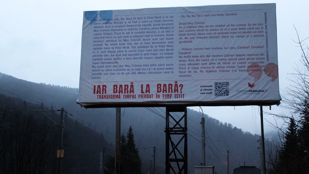 Iar la bară Valea Prahovei? Cum arată o campanie care îi motivează pe români să citească,...