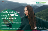 La 20 de ani de activitate, ProCredit Bank lansează ProGreen Aniversar, contul verde dedicat persoanelor fizice care vor să contribuie la un mediu sustenabil