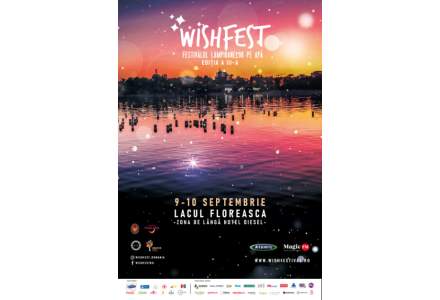 A III-a ediție a WishFest, festivalul lampioanelor pe apă, are loc în Capitală, pe 9 și 10 septembrie