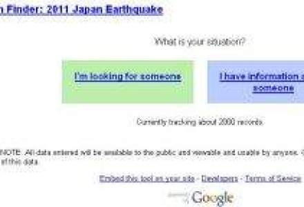 Google, Facebook si Twitter au deschis celule de criza dupa cutremurul din Japonia