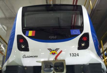 CAF a finalizat livrarea a opt noi trenuri pentru Metrorex