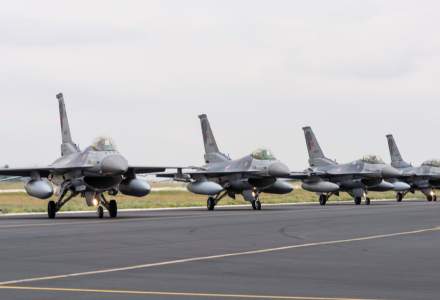SUA trimite noi avioane F-16 în România după găsirea resturilor de drone rusești la graniță