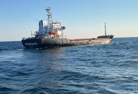 Prima navă cu cereale ucrainene care încearcă să spargă blocada rusească a plecat din Odesa