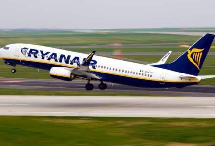 Ryanair reduce tarifele cu 30% pentru zboruri in octombrie si noiembrie