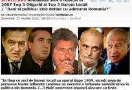 WikiLeaks: Topul oligarhilor din Romania