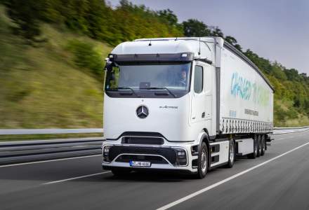 Mercedes-Benz a prezentat un camion electric cu design neobișnuit și autonomie de 500 km