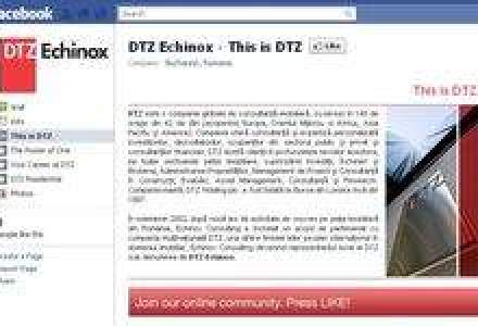 Consultantul DTZ Echinox se promoveaza pe Facebook