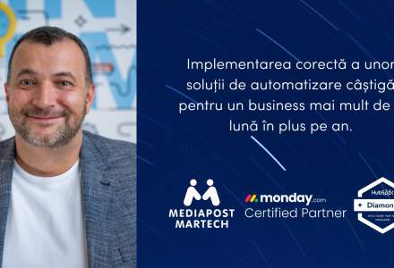 Adrian Alexandrescu, CEO Mediapost Martech, despre automatizarea afacerii: Important este să începi, iar orice mic pas e un pas înainte