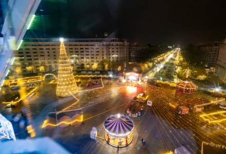 VIDEO | Au fost aprinse luminile de sărbători în București. Primăria a cumpărat instalaţii în valoare de 5 milioane lei
