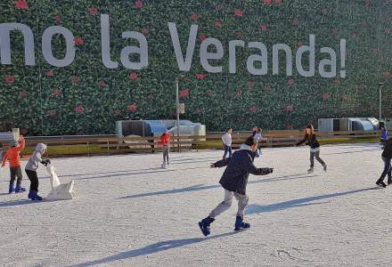 Veranda Mall deschide primul patinoar in aer liber din cartierul Obor