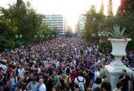 50.000 de oameni au protestat pe strazile din Atena