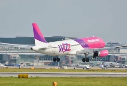 Wizz Air a transportat in Romania 4 milioane de pasageri in primele 9 luni, consolidandu-si statutul de lider al pietei