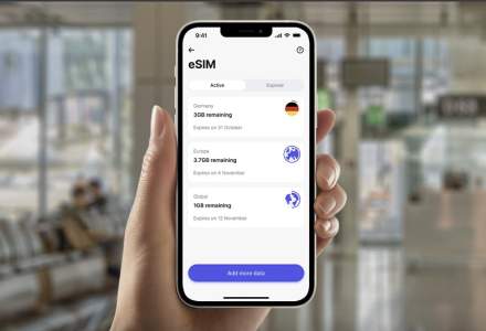 Revolut lansează o cartelă eSIM: de acum poți cumpăra date mobile direct din aplicație