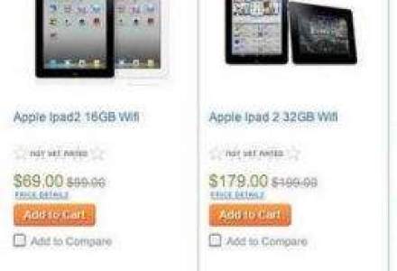 Se intampla si la case mai mari: Sears.com a anulat comenzi de 69$ pentru iPad 2