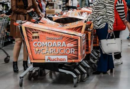 Auchan lansează un concept inedit la cumpărături: căruciorul-surpriză. Dar numai pentru produse nealimentare