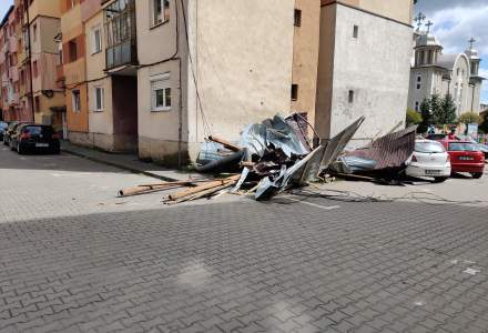 GALERIE FOTO: Cum arată România după rafala de vânt de astăzi
