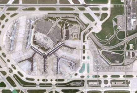 Cum arata din satelit cele mai aglomerate aeroporturi din lume si Henri Coanda