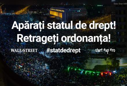 Campanie Wall-Street.ro si start-up.ro: Aparati statul de drept! Retrageti ordonanta!
