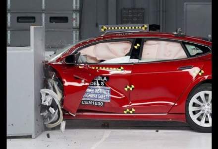 Tesla Model S nu a trecut clasa la capitolul securitate in caz de accident