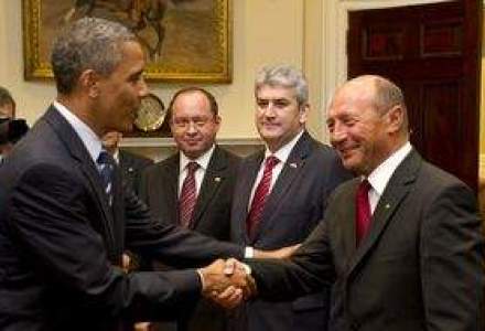 Basescu s-a intalnit cu Obama. Intalnirea a durat 30 de minute