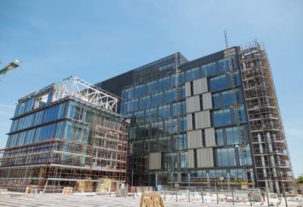 LIDL si Skanska avanseaza cu lucrarile proiectului de birouri din zona Aviatiei, constructie care se va finaliza pana la sfarsitul acestui an: cum va arata una dintre cele mai eco cladiri office din Europa