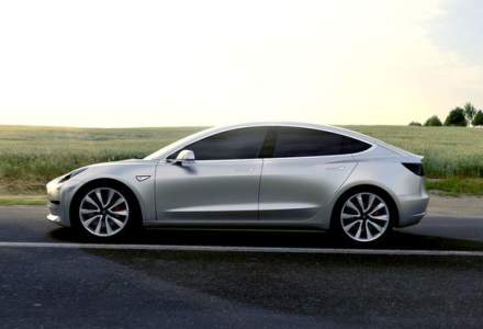 Primele detalii tehnice despre Tesla Model 3: autonomie de 350 km, 5.6 secunde pentru 0-96 km/h