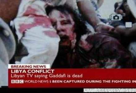 Fotografie SOCANTA cu Gaddafi inainte de moarte