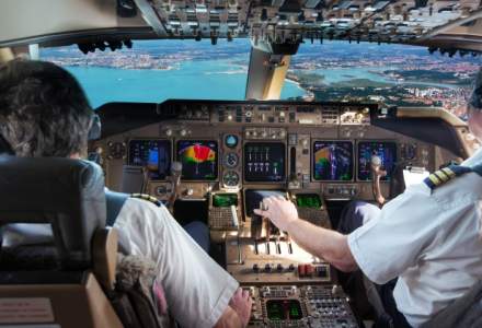 Sky is the limit in domeniul aviatiei: cat castiga cel mai bine platit pilot din Romania