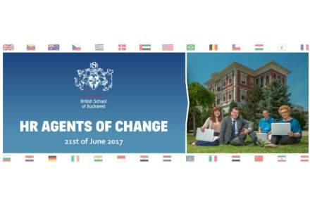 (P) British School of Bucharest organizeaza evenimentul de resurse umane HR Agents of Change