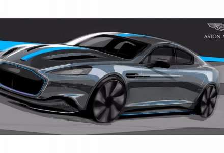 Aston Martin ataca piata masinilor complet electrice in 2019 cu modelul RapidE