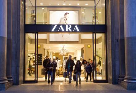 Afacerile gigantului Inditex in Romania depasesc 1,3 miliarde lei. Zara vinde cel mai mult