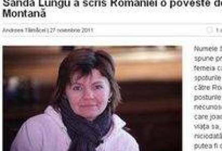 Sanda Lungu a scris Romaniei o poveste de viata din Rosia Montana