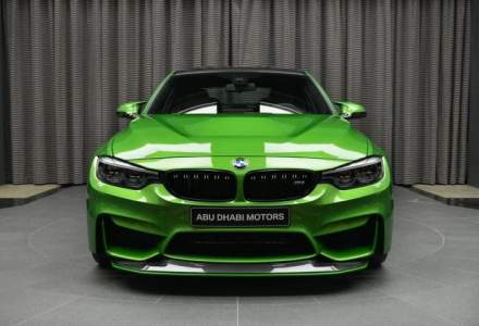 BMW M3 arata si mai bine cu accesorii M Performance si culoarea Java Green