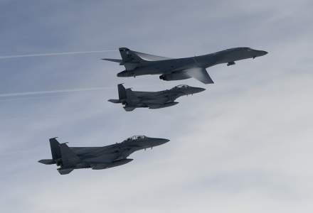 Bombardiere americane in largul coastei de est a Coreei de Nord, o manifestare de forta a Pentagonului