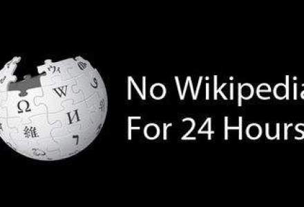 Wikipedia protesteaza: Inchide editia in engleza a site-ului pentru 24 ore. Vezi motivul