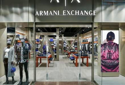 Armani Exchange a deschis primul magazin din Romania, in Baneasa Shopping City
