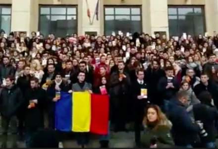 Protest mut al studentilor la Drept