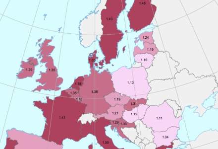Harta pretului benzinei in Uniunea Europeana la inceput de an. Romania, pe locul doi