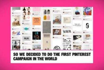 Prima campanie publicitara pentru Pinterest