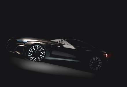 Audi e-tron Gran Turismo: prima imagine cu noul model electric care va fi lansat dupa 2020