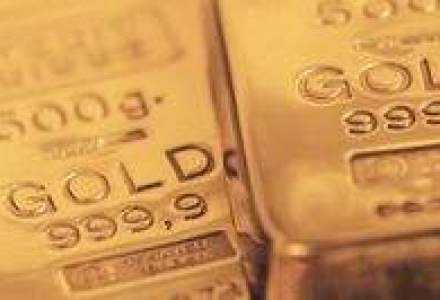 Aurul se ieftineste pe fondul scaderii pretului petrolului si al altor metale