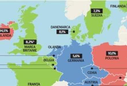 Harta somajului in Uniunea Europeana