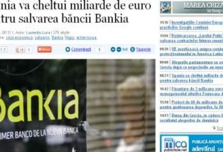 Spania va cheltui miliarde de euro pentru salvarea bancii Bankia