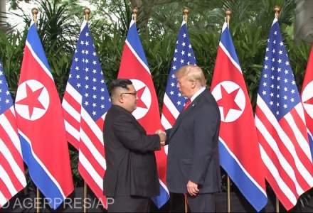 Donald Trump si Kim Jong-un, fata in fata. Documentul semnat de cei doi lideri