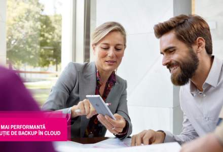 (P) Telekom Cloud Backup, solutia performanta care protejeaza datele companiilor impotriva pierderii sau deteriorarii. Testeaz-o acum si datele companiei tale vor fi in siguranta!