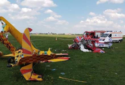 Doua avioane de mici dimensiuni s-au ciocnit in judetul Suceava: unul dintre piloti a decedat