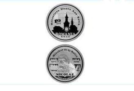 BNR a lansat o moneda din argint dedicata lui Nicolae Steinhardt