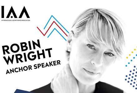 Robin Wright, anchor speaker la conferinta globala IAA Creativity 4 Better, ce va avea loc in Bucuresti
