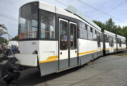 Circulatia tramvaiului 41, blocata din cauza unui accident